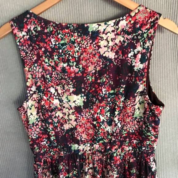 MODCLOTH floral faux wrap midi dress mimi romantic mod cloth medium flirty girly - Picture 11 of 16